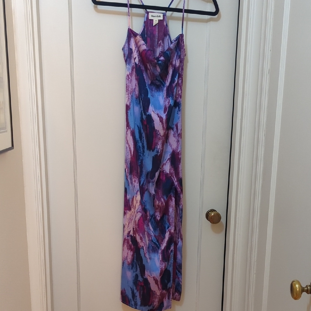 Elegant Multicolor Maxi Dress